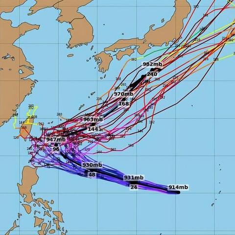 台风最新路径图,读懂这张图,关键时刻能救命 台风最新路径图,读懂这张图,关键时刻能救命